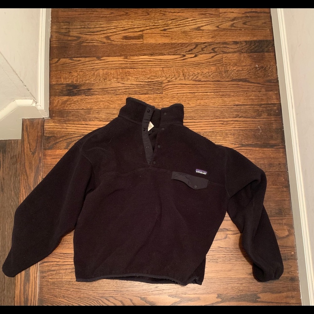 Patagonia Synchilla Men’s Large Black. Gently worn